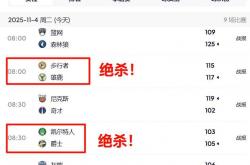 压哨(shào)绝殺(shā)！11月4日NBA焦點(diǎn)賽(sài)難(nán)分難(nán)解！NBA2025-2026常规賽(sài)賽(sài)程