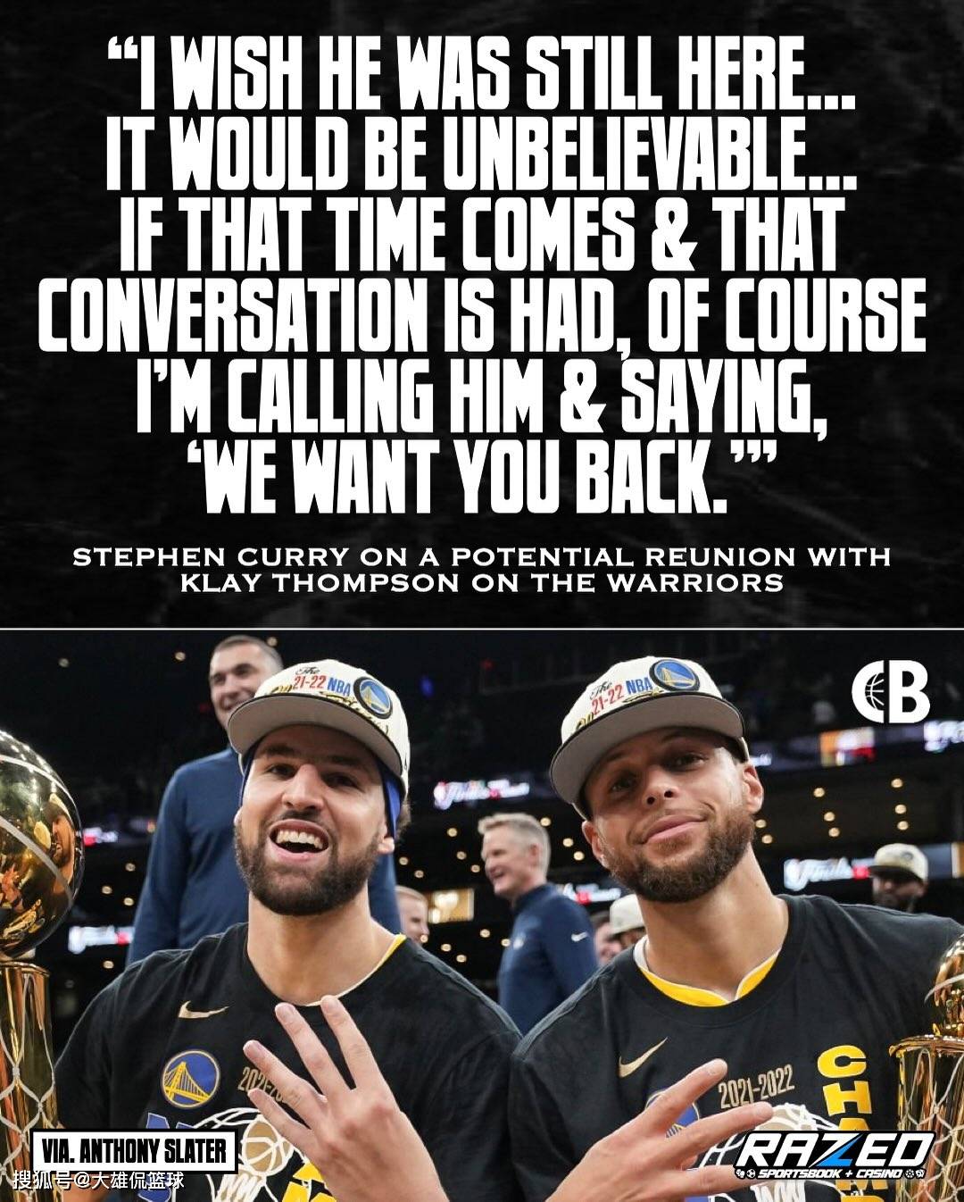 克莱汤普森回归勇士倒计时开始，库里不满莫兰特欺负克莱是信号？